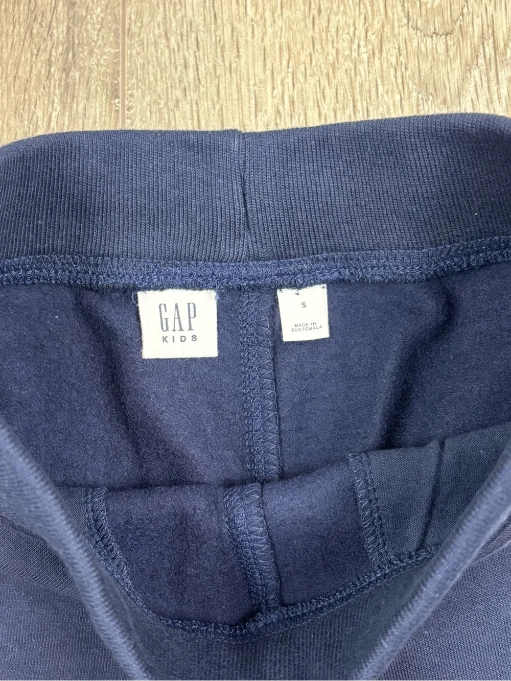 GAP Pull On Sweat Shorts Small 6/7 Navy Blue NWT
